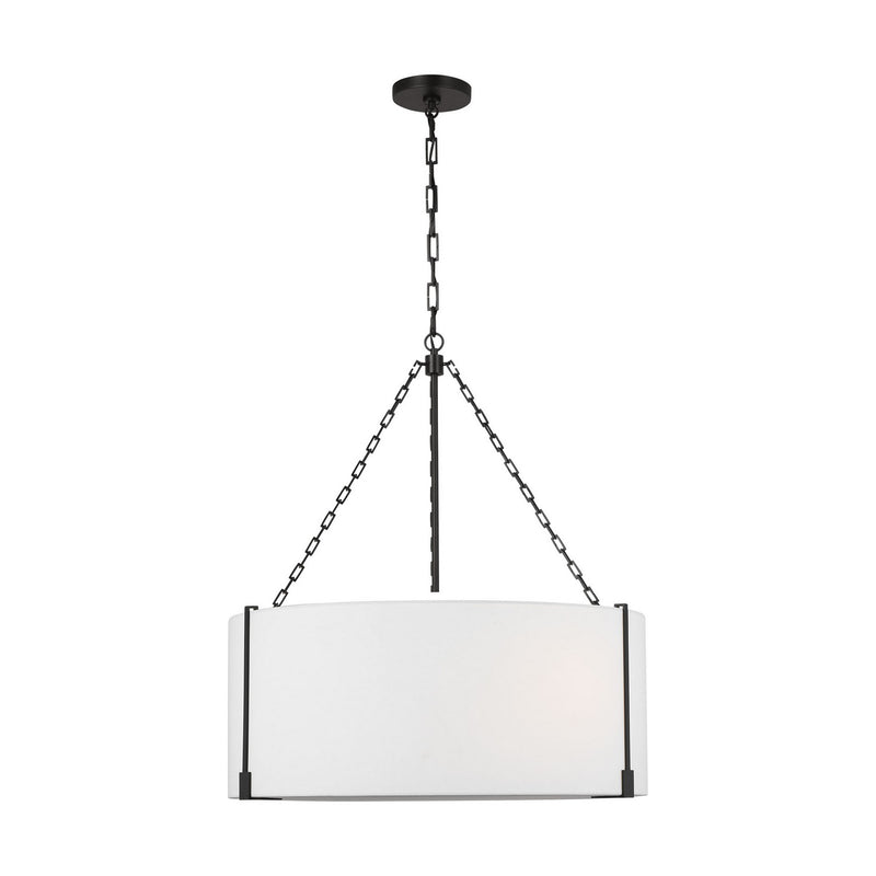 Visual Comfort Studio - TFC1123AI - Three Light Pendant - Bergen - Aged Iron