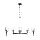 Visual Comfort Studio - TFC1135AI - Five Light Chandelier - Hartley - Aged Iron