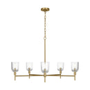 Visual Comfort Studio - TFC1135BBS - Five Light Chandelier - Hartley - Burnished Brass