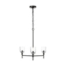 Visual Comfort Studio - TFC1143AI - Three Light Chandelier - Hartley - Aged Iron