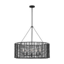 Visual Comfort Studio - TFC1155MBK - Five Light Chandelier - Winslow - Midnight Black