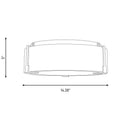 Visual Comfort Studio - TFF1002BBS - Two Light Flush Mount - Bergen - Burnished Brass