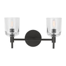Visual Comfort Studio - TFV1002AI - Two Light Vanity - Hartley - Aged Iron