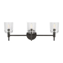 Visual Comfort Studio - TFV1003AI - Three Light Vanity - Hartley - Aged Iron