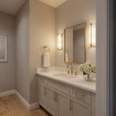 One Light Wall Sconce<br /><span style="color:#4AB0CE;">Entrega: 13-14 semanas en USA</span><br /><span style="color:#4AB0CE;font-size:60%;">PREGUNTE POR ENTREGA EN PANAMA</span><br />Collection: Bergen<br />Finish: Burnished Brass
