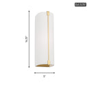 Visual Comfort Studio - TFW1031BBS - One Light Wall Sconce - Bergen - Burnished Brass