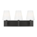 Visual Comfort Studio - TV1033AI - Three Light Vanity - Beckham Classic - Aged Iron