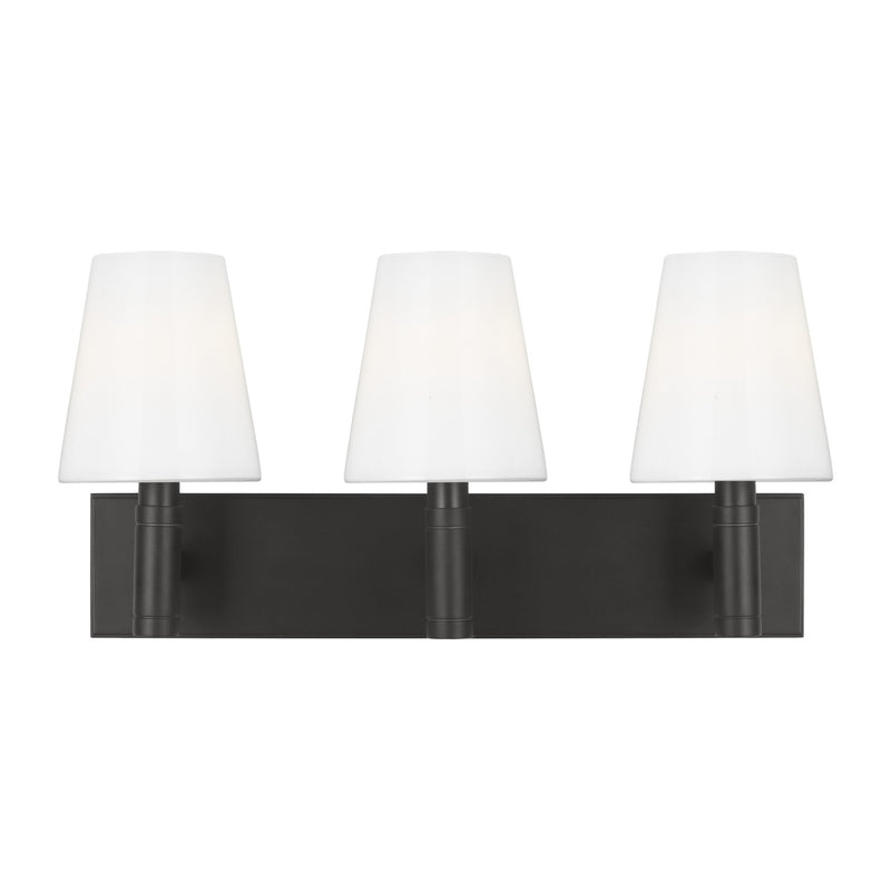 Visual Comfort Studio - TV1033AI - Three Light Vanity - Beckham Classic - Aged Iron