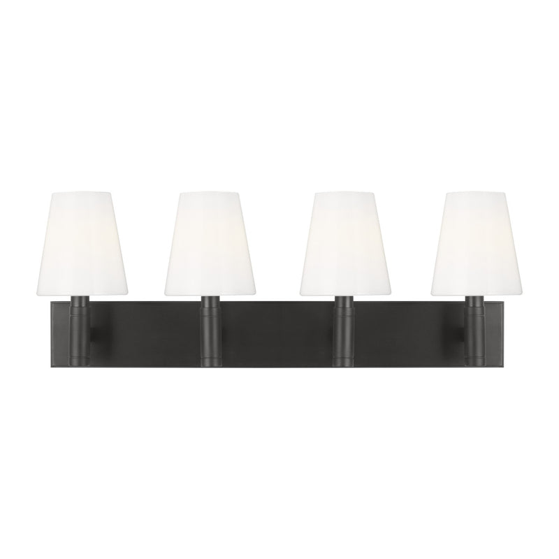Visual Comfort Studio - TV1044AI - Four Light Vanity - Beckham Classic - Aged Iron