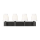Visual Comfort Studio - TV1044AI - Four Light Vanity - Beckham Classic - Aged Iron
