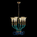 Six Light Chandelier<br /><span style="color:#4AB0CE;">Entrega: 4-10 dias en USA</span><br /><span style="color:#4AB0CE;font-size:60%;">PREGUNTE POR ENTREGA EN PANAMA</span><br />Collection: Tinta<br />Finish: Winter Brass