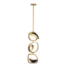 LED Pendant<br /><span style="color:#4AB0CE;">Entrega: 4-10 dias en USA</span><br /><span style="color:#4AB0CE;font-size:60%;">PREGUNTE POR ENTREGA EN PANAMA</span><br />Collection: Onyx<br />Finish: Brushed Gold/Satin Bronze