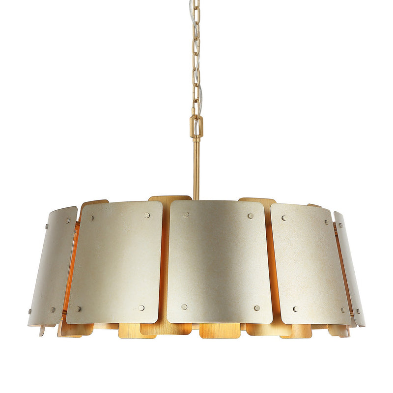 Five Light Pendant<br /><span style="color:#4AB0CE;">Entrega: 4-5 semanas en USA</span><br /><span style="color:#4AB0CE;font-size:60%;">PREGUNTE POR ENTREGA EN PANAMA</span><br />Collection: Peep Show<br />Finish: Sunwashed Silver/Brushed Sienna