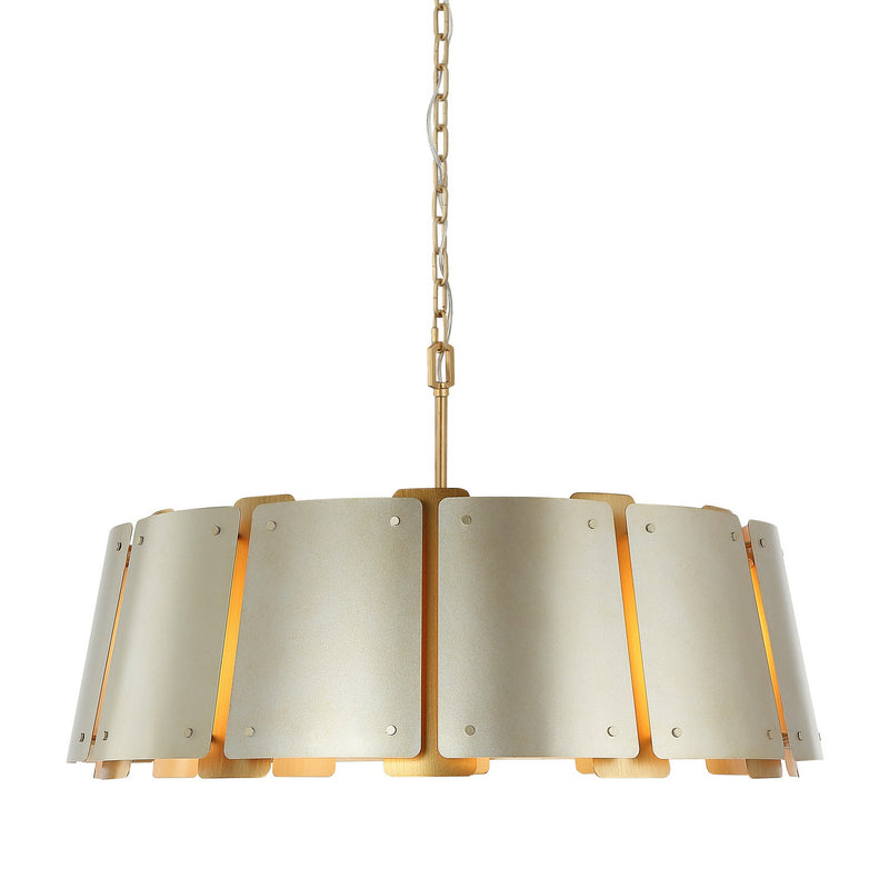Eight Light Pendant<br /><span style="color:#4AB0CE;">Entrega: 4-5 semanas en USA</span><br /><span style="color:#4AB0CE;font-size:60%;">PREGUNTE POR ENTREGA EN PANAMA</span><br />Collection: Peep Show<br />Finish: Sunwashed Silver/Brushed Sienna