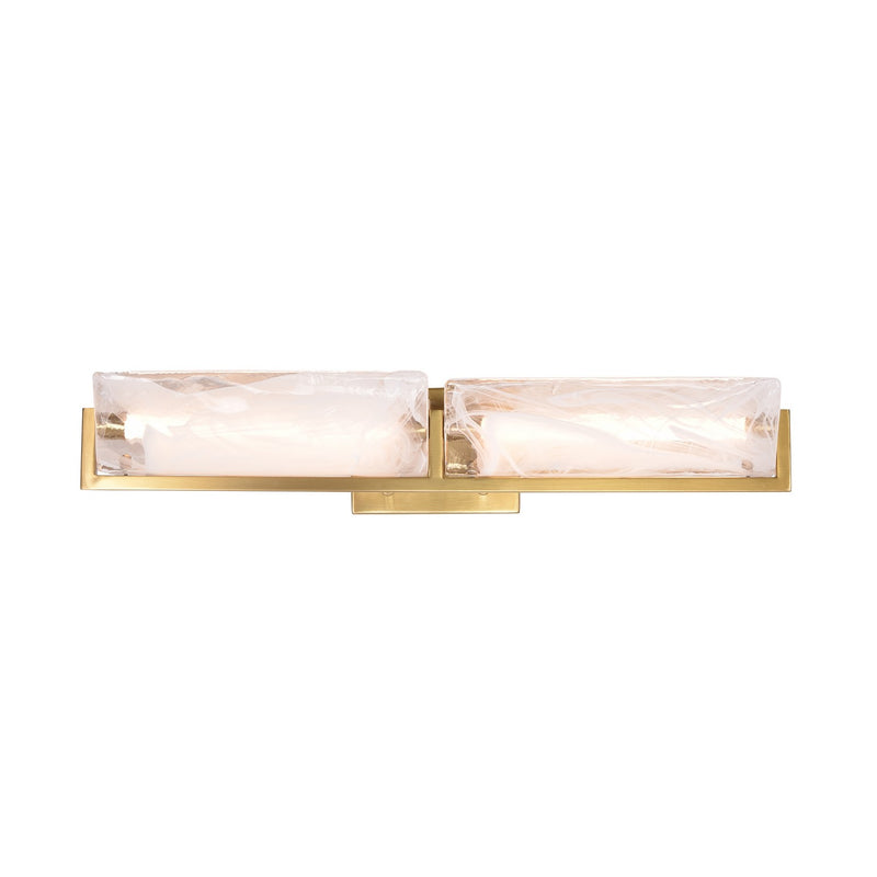 LED Bath Fixture<br /><span style="color:#4AB0CE;">Entrega: 4-5 semanas en USA</span><br /><span style="color:#4AB0CE;font-size:60%;">PREGUNTE POR ENTREGA EN PANAMA</span><br />Collection: Mingle<br />Finish: Satin Brass