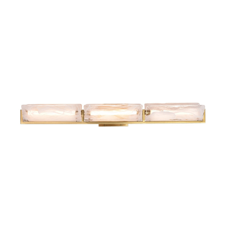 LED Bath Fixture<br /><span style="color:#4AB0CE;">Entrega: 4-5 semanas en USA</span><br /><span style="color:#4AB0CE;font-size:60%;">PREGUNTE POR ENTREGA EN PANAMA</span><br />Collection: Mingle<br />Finish: Satin Brass
