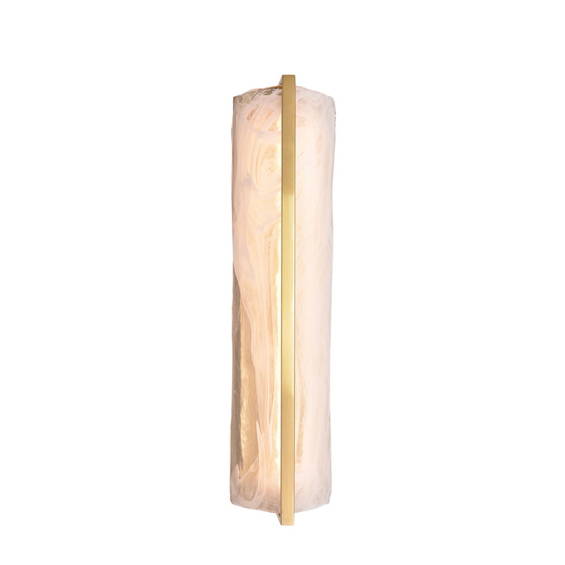 LED Wall Sconce<br /><span style="color:#4AB0CE;">Entrega: 4-5 semanas en USA</span><br /><span style="color:#4AB0CE;font-size:60%;">PREGUNTE POR ENTREGA EN PANAMA</span><br />Collection: Mingle<br />Finish: Satin Brass