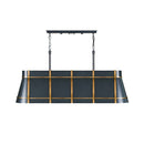 Varaluz - 536N05ZNCBRZ - Five Light Linear Pendant - Brasserie - Blackened Zinc/Heritage Bronze