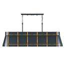 Varaluz - 536N06ZNCBRZ - Six Light Linear Pendant - Brasserie - Blackened Zinc/Heritage Bronze