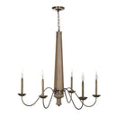 Varaluz - 545C05BRZ - Five Light Chandelier - Dinner at - Heritage Bronze