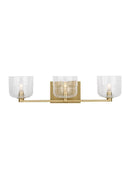 Three Light Vanity<br /><span style="color:#4AB0CE;">Entrega: 2-3 semanas en USA</span><br /><span style="color:#4AB0CE;font-size:60%;">PREGUNTE POR ENTREGA EN PANAMA</span><br />Collection: Lochdale<br />Finish: Satin Brass