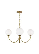 Visual Comfort Studio - KSC1133BBS - Three Light Chandelier - Noemie - Burnished Brass