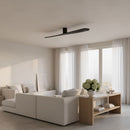 Visual Comfort Fan - 2PLSMH72MBK - 72" Ceiling Fan - Plank Smart 72 Hugger - Midnight Black