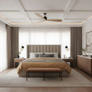Visual Comfort Fan - 3ADR60MBK - 60" Ceiling Fan - Adler 60 - Midnight Black