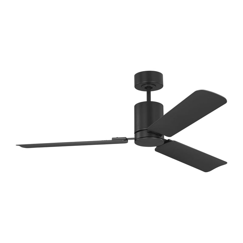 Visual Comfort Fan - 3CCSM54MBKD - 54"Ceiling Fan - Cleancut Smart 54 LED - Midnight Black