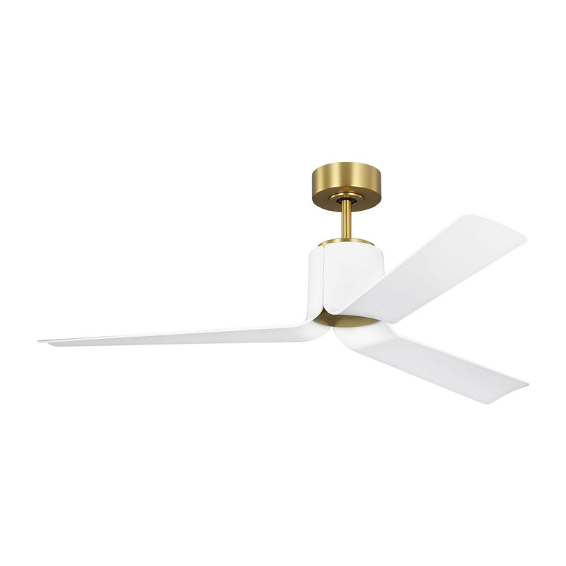 52"Ceiling Fan<br /><span style="color:#4AB0CE;">Entrega: 4-10 dias en USA</span><br /><span style="color:#4AB0CE;font-size:60%;">PREGUNTE POR ENTREGA EN PANAMA</span><br />Collection: Peel Smart 52 LED<br />Finish: Burnished Brass