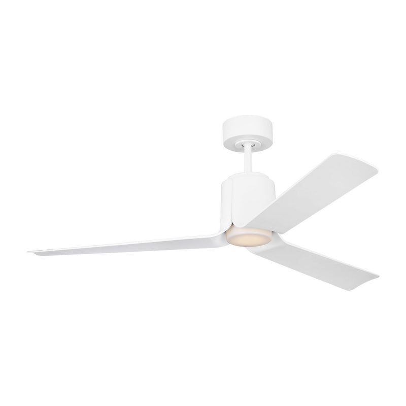 52" Ceiling Fan<br /><span style="color:#4AB0CE;">Entrega: 4-10 dias en USA</span><br /><span style="color:#4AB0CE;font-size:60%;">PREGUNTE POR ENTREGA EN PANAMA</span><br />Collection: Peel Smart 52 LED<br />Finish: Matte White