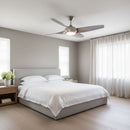 Visual Comfort Fan - 3TNSM52BSD - 52" Ceiling Fan - Topan Smart 52 LED - Brushed Steel