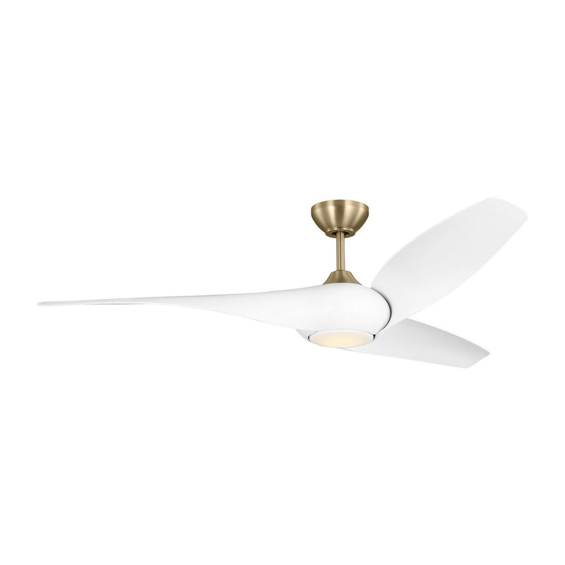 60" Ceiling Fan<br /><span style="color:#4AB0CE;">Entrega: 4-10 dias en USA</span><br /><span style="color:#4AB0CE;font-size:60%;">PREGUNTE POR ENTREGA EN PANAMA</span><br />Collection: Topan Smart 60 LED<br />Finish: Burnished Brass