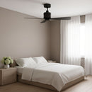 Visual Comfort Fan - 4LNCR44MBK - 44" Ceiling Fan - Launceton 44 - Midnight Black