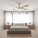 Visual Comfort Fan - 5ASPR56BBSWWO - 56" Ceiling Fan - Aspen 56 - Burnished Brass