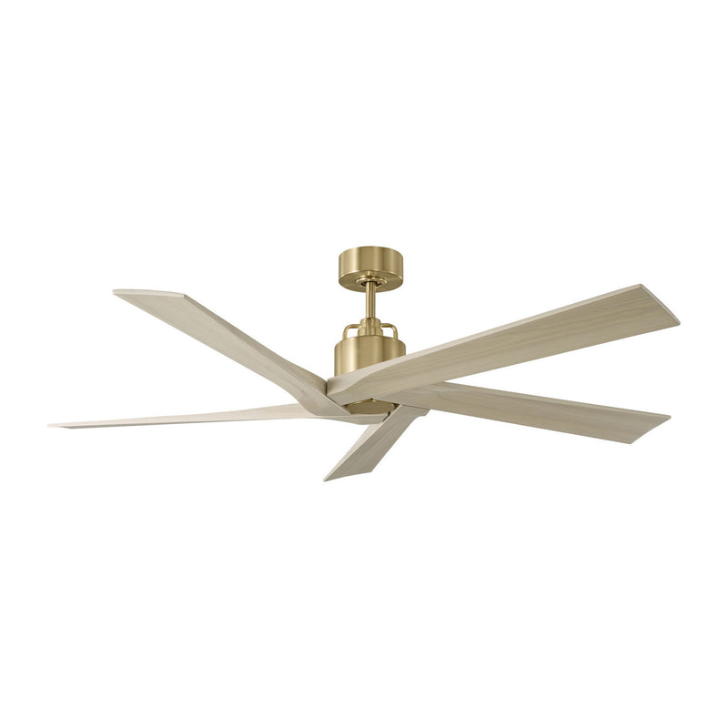 56"Ceiling Fan<br /><span style="color:#4AB0CE;">Entrega: 4-10 dias en USA</span><br /><span style="color:#4AB0CE;font-size:60%;">PREGUNTE POR ENTREGA EN PANAMA</span><br />Collection: Aspen 56<br />Finish: Burnished Brass