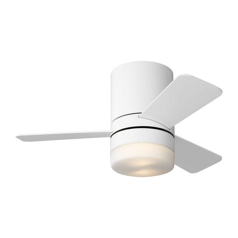 32"Ceiling Fan<br /><span style="color:#4AB0CE;">Entrega: 4-10 dias en USA</span><br /><span style="color:#4AB0CE;font-size:60%;">PREGUNTE POR ENTREGA EN PANAMA</span><br />Collection: Era 32 Hugger LED<br />Finish: Matte White