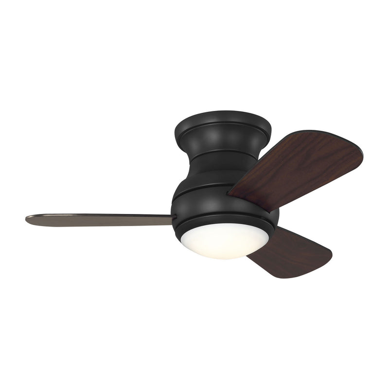 32"Ceiling Fan<br /><span style="color:#4AB0CE;">Entrega: 4-10 dias en USA</span><br /><span style="color:#4AB0CE;font-size:60%;">PREGUNTE POR ENTREGA EN PANAMA</span><br />Collection: Orbis 32 Hugger LED<br />Finish: Midnight Black