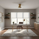 Generation Lighting - 3OBSHR32SBD - 32"Ceiling Fan - Orbis 32 Hugger LED - Satin Brass