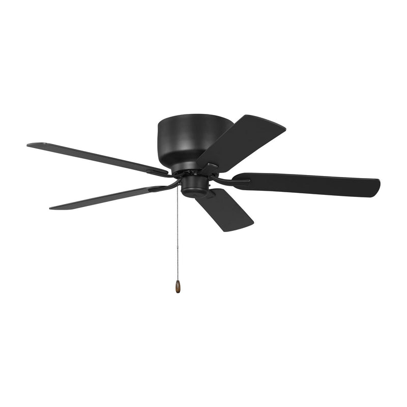 52"Ceiling Fan<br /><span style="color:#4AB0CE;">Entrega: 4-10 dias en USA</span><br /><span style="color:#4AB0CE;font-size:60%;">PREGUNTE POR ENTREGA EN PANAMA</span><br />Collection: Linden 52 Hugger<br />Finish: Midnight Black