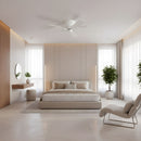 Generation Lighting - 5LDH52RZW - 52"Ceiling Fan - Linden 52 Hugger - Matte White