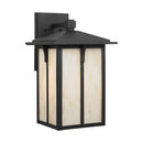 One Light Outdoor Wall Lantern<br /><span style="color:#4AB0CE;">Entrega: 4-10 dias en USA</span><br /><span style="color:#4AB0CE;font-size:60%;">PREGUNTE POR ENTREGA EN PANAMA</span><br />Collection: Tomek<br />Finish: Black