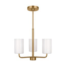Generation Lighting - GLC1003EN3/SB - Three Light Chandelier - Rhett - Satin Bronze