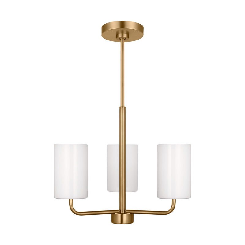 Generation Lighting - GLC1003EN3/SB - Three Light Chandelier - Rhett - Satin Bronze