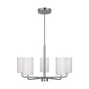 Generation Lighting - GLC1015EN3/BS - Five Light Chandelier - Rhett - Brushed Steel