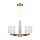 Generation Lighting - GLC1015EN3/SB - Five Light Chandelier - Rhett - Satin Bronze