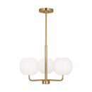 Generation Lighting - GLC1043EN3/SB - Three Light Chandelier - Rory - Satin Brass