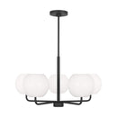 Generation Lighting - GLC1055EN3/MBK - Five Light Chandelier - Rory - Midnight Black