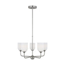 Generation Lighting - GLC1085EN3/BS - Five Light Chandelier - Emile - Brushed Steel