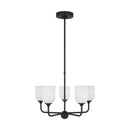 Generation Lighting - GLC1085EN3/MBK - Five Light Chandelier - Emile - Midnight Black